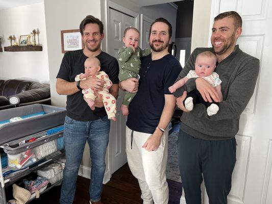 Dave, Jack and Alex with some future insurance stars!