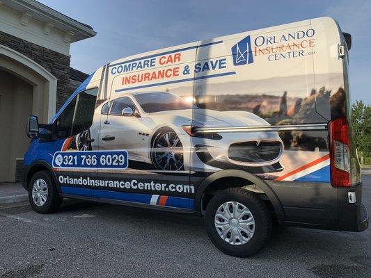 We are very happy how our new advertising vehicle wrap turns out