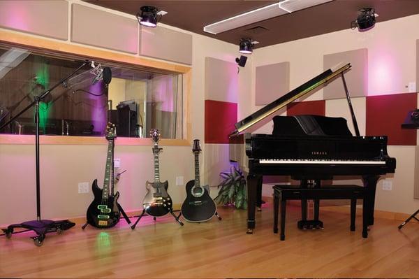 Old Location
 The inside of our Studio Sing or play your instrument we can record it all.