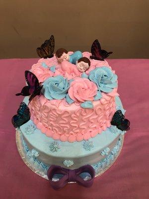 Baby shower cake