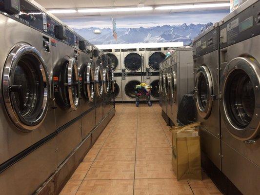 Plenty of washers and dryers