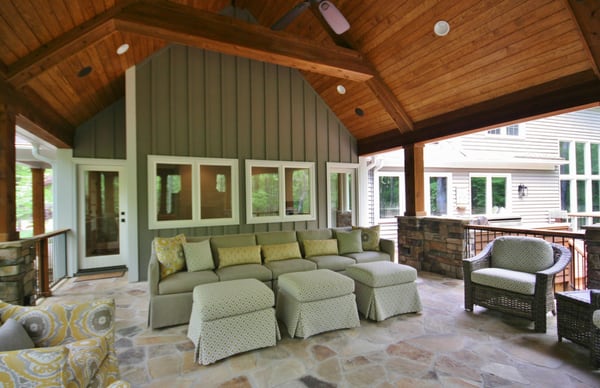 Addition of Outdoor LIving Area & Mudroom along with deck renovation to this Charlotte, NC home