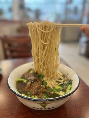 Braised Beef Hand Pulled Noodle