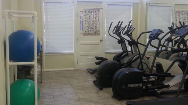 Brand new exercise equipment to help patients with occupational rehab or physical therapy