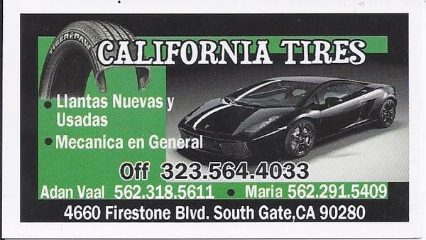 California Tires