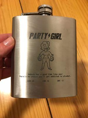 Flask engraved by Laser Engraving Pros.