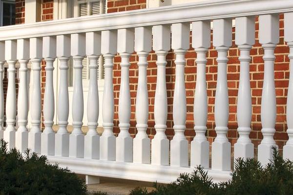 Vinyl porch railing, Palmyra Country Store Sheds & Fencing