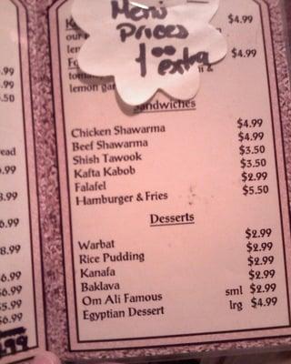 Inside Menu