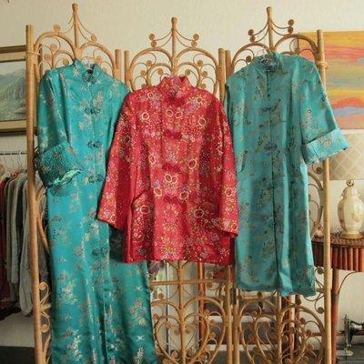 Vintage Chinese silk robes.