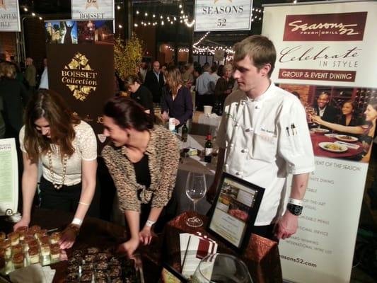 SAVOR DALLAS 2015 : Yumm desserts at the Seasons 52 station.