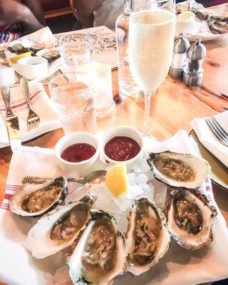 $1 Oyster Monday with $6 Proseco