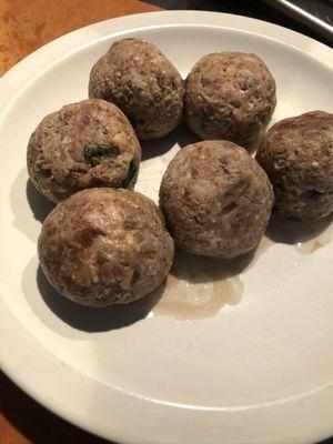 Meatballs from freezer items