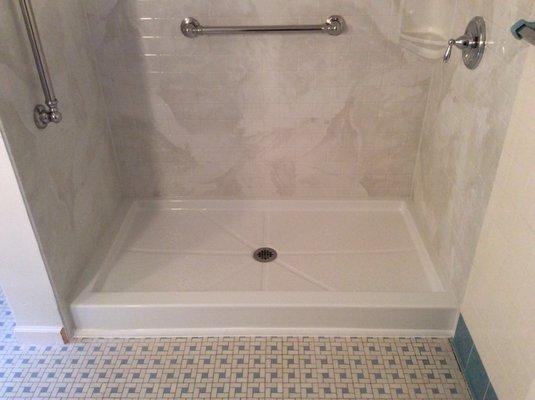 Shower renovation in Poughkeepsie.