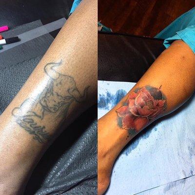 Custom cover up tattoo