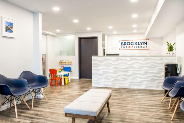 Brooklyn ENT and Allergy waiting room