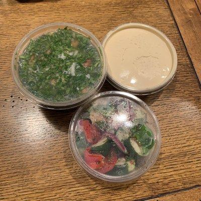 Tabouleh, Fatoosh, Hummus