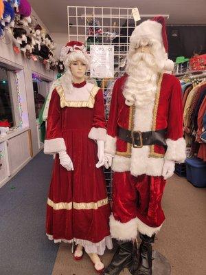 Rent your Santa and Mrs. Claus from Costume Castle!