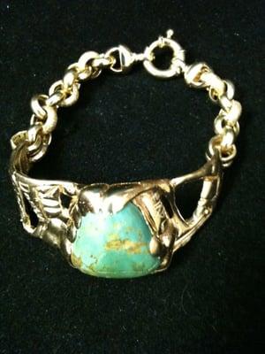 Custom turquoise bracelet