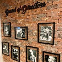 Family is everything to us!  That is why this wall is full of our "Board of Directors" aka our children!