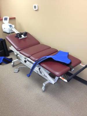 Decompression Table at Brooks Chiropractic.