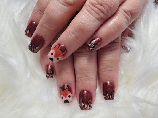 Cute fall nails