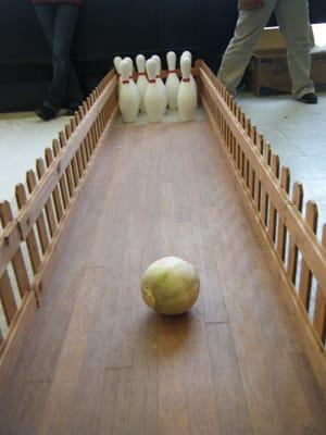 Turnip bowling