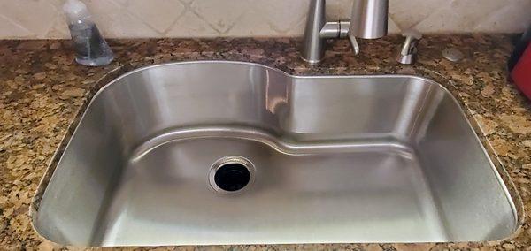 New Sink Installation by Doctor Granite