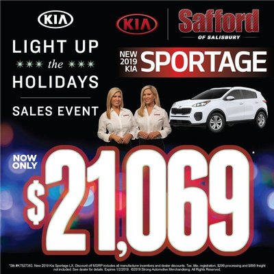 Light Up the Holiday Sales! New 2019 Kia Sportage