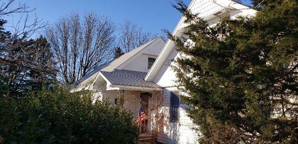 December 2018 Farm home exterior paint job. 
Scraped, oil primed, and latex paint. Omega, Oklahoma