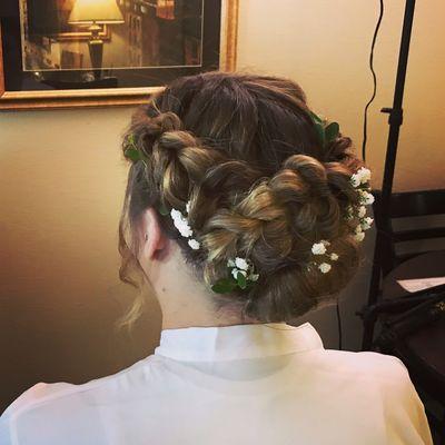 Bridal hair