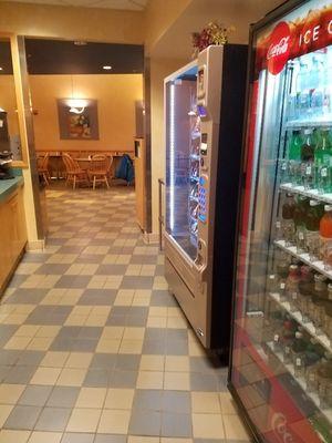 Cute little cafeteria vending machines