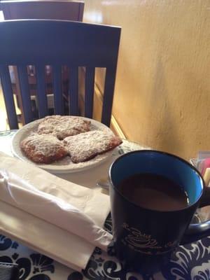 Coffee and beignets