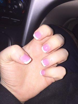 With flash (pink and white gels)