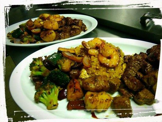 Chef's Special - Hibachi Combo with Steak, Shrimp, and Scallops