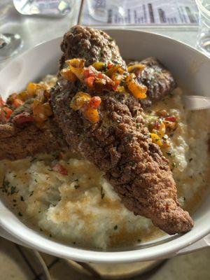 Cat fish and grits