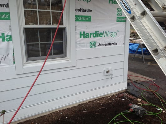 Ridgewood,NJ   James Hardie Complete siding system