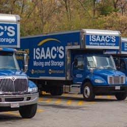 ISAAC'S trucks wait anxiously for their next assignment!