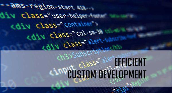 Efficient Custom Development