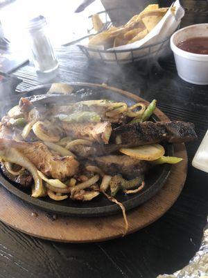 Combination fajitas