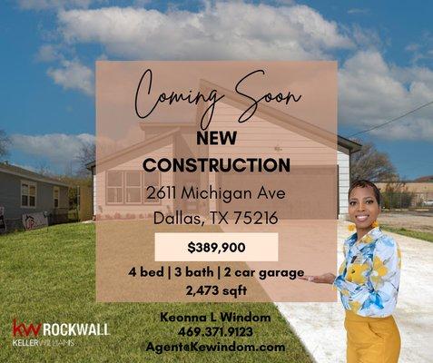 New Construction - Coming Soon!