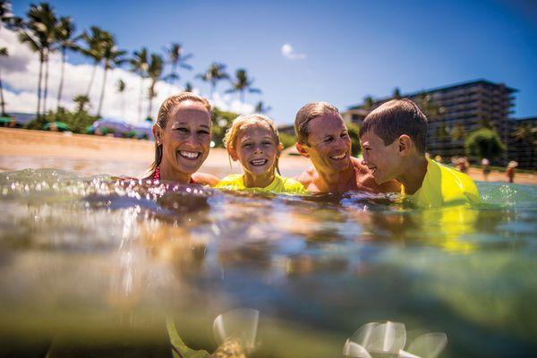 Family Fun in the ocean