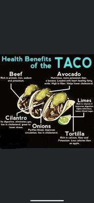 Why tacos are good for you