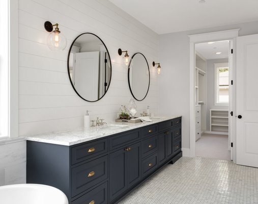 Classic bathroom cabinet vanity