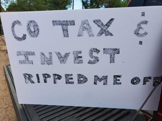 I was ripped off by Joe Haddad at Colorado Tax and Investment Authority