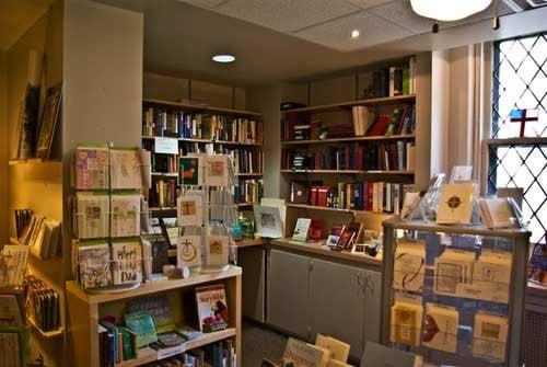 Interior of Saint Mark's Cathedral Book Shop