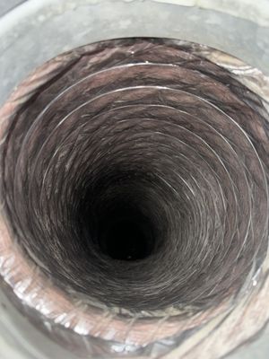 Air duct after cleaning picture