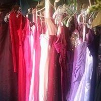 rainbows of formal gowns