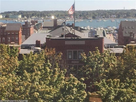 View over the Regency to Casco Bay