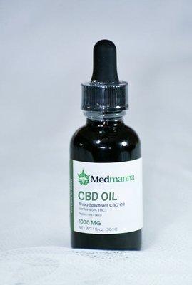 CBD OIL Broad Spectrum by Medmanna. 1000mg