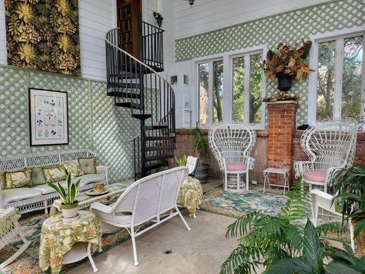 Solarium in Carriage House